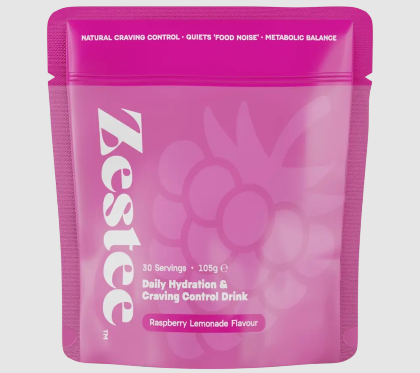 Zestee Hydration System Raspberry Lemonade pouch