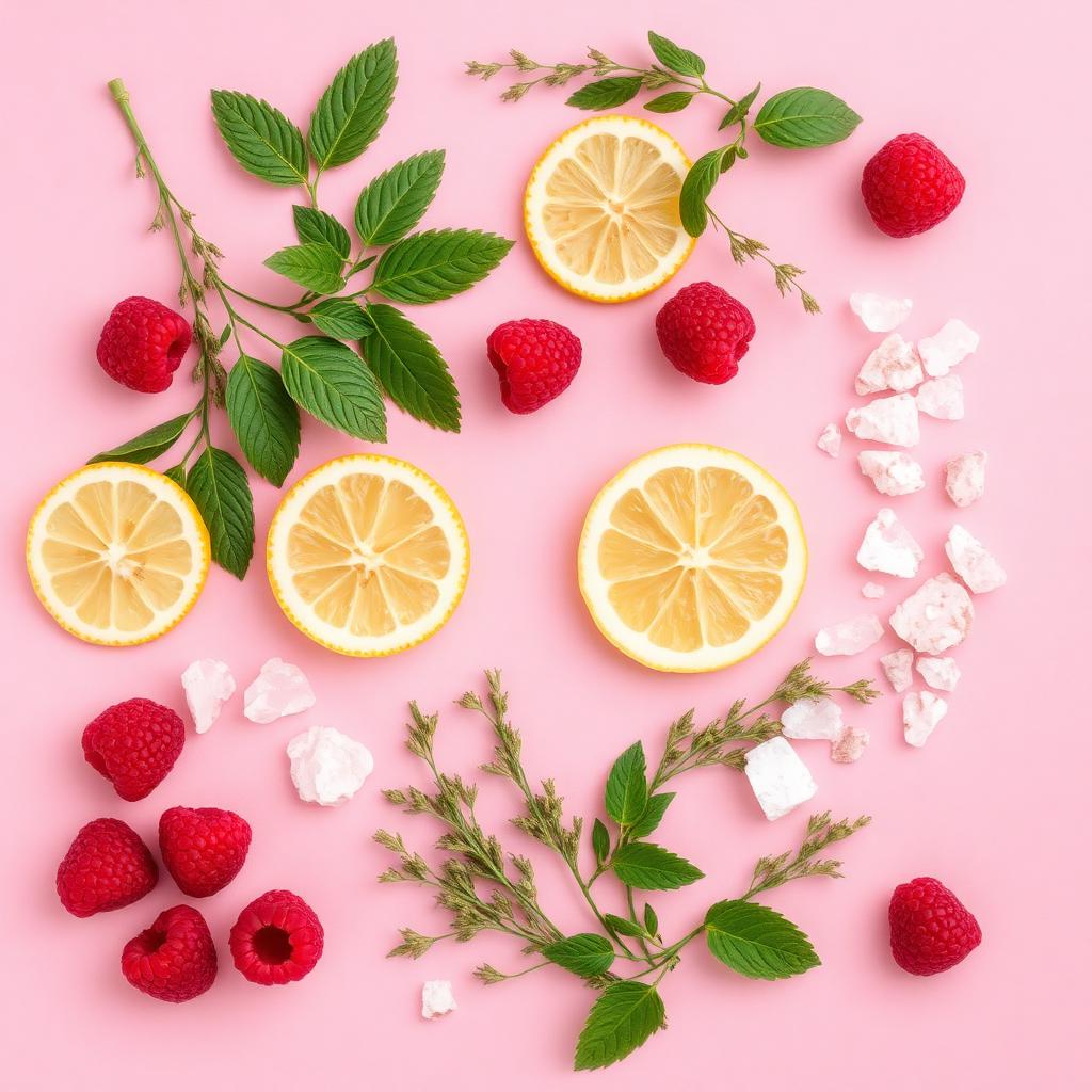 Natural ingredients used in Zestee Hydration System